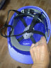 霍尼韦尔（Honeywell）安全帽 H99 ABS 工地建筑 防砸抗冲击 有透气孔 蓝色 1顶 实拍图