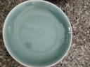 龙泉青瓷家用浅菜盘碟子耐高温加厚可微波餐盘炒菜盘易清理盘陶瓷中式餐具 弟窑天青6英寸 6英寸 实拍图
