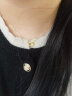 中国黄金（CHINA GOLD）黄金项链吊坠莫比乌斯金项链女双环足金套链送老婆生日礼物 莫比乌斯项链约2.7g+礼盒 实拍图