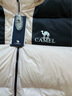 骆驼（CAMEL）【小太阳】户外羽绒服秋冬新款男女加厚保暖羽绒服面包服防泼水 白玉粉/幻影黑，男女同款，163 L 实拍图