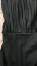 百图betu女装2024夏季新款半身裙百搭高腰松紧褶皱设计半身裙2404X01 黑色 M 晒单实拍图