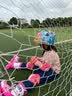 米高轮滑鞋儿童溜冰鞋直排轮滑轮鞋3-6岁初学者教学透气旱冰鞋MI0 MI0 粉K7套装 M （推荐脚内长20-22cm） 实拍图