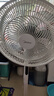 美的（Midea）【飓风节能】七叶柔风立式电风扇/家用轻音落地扇/台式小型风扇/大风力遥控定时摇头风扇 SAH35BSJ 实拍图