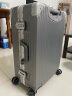 NAUTICA铝框行李箱男万向轮结实银色拉杆箱24英寸大容量女旅行箱密码箱 晒单实拍图