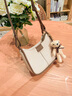 viney新款斜挎包包女包牛皮马鞍包时尚单肩生日礼物送女友老婆 【杏色】高级感实用女生小包 轻奢品牌休闲小众腋下包 实拍图