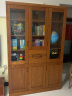 光明家具 实木书柜北美红橡木书架现代简约带门书架 63101 三门书柜 晒单实拍图