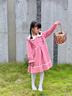 安妮优儿（Anneyol）女童连衣裙秋季2025新款秋装小女孩秋冬裙子儿童洋气女童装公主裙 粉色 130 实拍图
