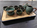 琦轩源哥窑功夫茶具套装家用高档陶瓷冰裂纹茶杯茶盘托盘礼盒旅行泡茶壶 哥窑心悦西施壶盖碗六杯10件套 实拍图