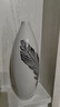 福美林（FUMEILIN） 简约现代家居饰品时尚客厅黑白羽毛花瓶工艺品摆件花器装饰摆件 新品羽毛炮弹瓶 实拍图
