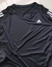 adidas速干舒适跑步运动上衣圆领短袖T恤女装夏季阿迪达斯官方 黑色 M 实拍图