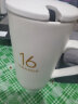 布丁瓷艺 创意陶瓷杯子马克杯带盖带勺情侣水杯咖啡杯牛奶杯 16号金字陶瓷盖+精品勺 实拍图