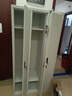 今丰员工柜储物柜钢制铁皮衣柜宿舍换衣柜鞋柜加厚暖白色 三门更衣柜 实拍图