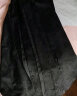 朵以（Duoyi）2024春季新款新中式国风马面裙国风肌理感梅花日常改良半身裙女 黑色 S 实拍图