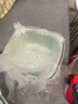傲家 双层沥水篮 洗菜盆 塑料加厚滤水篮漏盆淘菜盆家用厨房洗水果盘 【小/中/大号】6件套绿色 实拍图