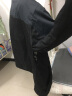 左斯客加绒加厚棉衣外套秋冬季青年韩版连帽棉服外套男棉袄户外骑行防寒 黑色 XXL 实拍图