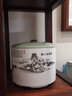 正扬高白瓷大中号茶叶罐陶瓷密封罐醒茶罐储存茶罐茶盒茶仓白瓷包茶罐 高白瓷大号茶叶罐-富春山居图 500克 实拍图