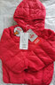 鸭鸭（YAYA）儿童轻薄羽绒服短款宝宝男女大小童保暖新款冬季童装外套D 红色 110 实拍图