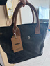 途尊（kingtrip）2025新款帆布包女日韩托特包女式时尚手提布包布艺包小布包女包休 黑色 实拍图