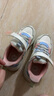 361°童鞋儿童运动鞋女童休闲鞋春秋新款女小童3-6岁鞋子魔术贴百搭鞋 羽毛白/幻象蓝/日落粉色 28 实拍图