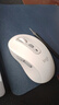 罗技（Logitech）优选系列 M750无线蓝牙双模鼠标舒适手感静音鼠标跨屏操作办公鼠标苹果MAC笔记本无线鼠标ipad M750 白色中手型 实拍图