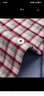 杉杉【纯棉磨毛】格子衬衫男长袖中老年商务休闲衬衣 红格加绒款 40 实拍图