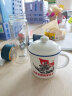 拜杰（Baijie）陶瓷杯马克杯茶缸子仿搪瓷杯子茶杯复古茶缸杯子400ML 晒单实拍图