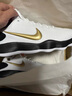 耐克男子实战篮球鞋冬季抗扭低帮NIKE HYPERDUNK 2017 LOW HV1793 170白/金属金/黑 46 实拍图
