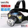 Warsun W81s头灯可变焦感应赶海头戴式强光充电远射防水工作矿灯钓鱼 实拍图