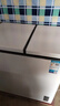 美的（Midea）179升双温双箱家用冰柜 大冷冻小冷藏卧式顶开门冰柜 小型冰箱节能低音冷柜BCD-179DKEM(E) 实拍图