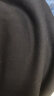 卡帝乐鳄鱼（CARTELO）卫衣男2024春秋季休闲提花长袖T恤男士上衣服男装打底衫 白色 3XL 实拍图
