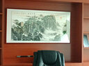 迅典国画山水画鸿运当头挂画客厅装饰画办公室字画风水画沙发背景墙画 E款【泰山日出】 实木带框163*83CM（有机玻璃） 实拍图