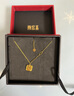 潮宏基 碎碎冰5G黄金项链女足金套链时尚高级感送女友妇女节礼物 计价 4.85g 链长约42cm+延长链 实拍图