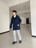 波司登（BOSIDENG）冬季羽绒服鹅绒男款中长款连帽新国标90绒商场同款外套 醉梦蓝5419 S 170/92A 实拍图