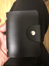 书果儿（SHU GUO ER）防消磁卡包银行卡套多卡位男士卡包小巧女式 X24卡-黑色 实拍图