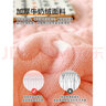 雅鹿牛奶绒床单单件加厚保暖床罩床盖床垫罩加绒夹棉冬季床套床上用品 蜜桃粉【双面加厚保暖 细腻柔软】 230*250cm三件套【床盖+枕套*2】 实拍图