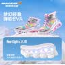 Skechers斯凯奇儿童雪地靴子秋冬保暖运动鞋女童舒适闪灯休闲棉靴302677L 实拍图