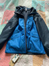 迪卡侬儿童可拆卸三合一外套抓绒内胆保暖防水衣拼接蓝165cm-4533479 实拍图