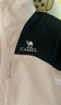骆驼（CAMEL）三合一冲锋衣户外登山服防风防水保暖潮牌运动外套 A1W131118X，童话粉/深蓝，女 XXL 实拍图