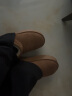 百思图冬商场新款加绒雪地靴保暖大棉鞋厚底女短靴LD520DD3 驼色 38 实拍图