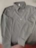 嘉晔（JIAYE）高冷系纯色衬衫男西服内搭长袖打底衫意式感免烫雪纺衬衣 灰色 XL 实拍图