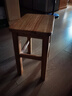莱美汇橡木实木小凳子家用成人矮凳橡木小方凳木板凳椅子小木凳凉板椅 31长23宽40高 实拍图