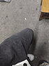 威觉（WEIJUE）牛仔裤男秋冬季装裤子男士新款宽松直筒工装阔腿休闲裤九分长裤 黑灰色 4XL 实拍图