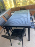 密林 户外塑木桌椅庭院防腐室外休闲餐桌花园露天阳台咖啡厅桌椅组合 160拼花长桌+6把椅子 晒单实拍图