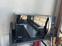 美的（Midea）微波炉烤箱一体机小型家用20升光波平板加热多功能智能杀菌饭盒蒸菜单C20 黑色 实拍图
