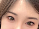 澜柏彩色隐形眼镜经典玩色三明治美瞳日抛10片聚焦光圈灰325度 实拍图