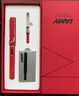 LAMY德国进口 凌美(LAMY)狩猎者钢笔墨水笔礼品笔套装礼盒 含吸墨器+墨胆 小礼盒 高颜值送学生老师 亮红色F尖(墨囊礼盒) 实拍图