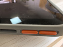 cancelcance1 适用苹果iPad mini6 2021款8.3英寸便携保护透明防摔防弯壳简约瑾 灰色【按键橘】 高透 iPad mini6(8.3英寸) 实拍图