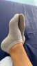 FitonTon10双装男士袜子男夏季短袜7A抑菌透气船袜不掉跟运动篮球袜棉袜 晒单实拍图