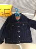 Levi's李维斯女士美式怀旧复古巴恩风时尚深蓝显瘦牛仔夹克外套 深牛仔色 L 实拍图