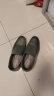 宜驰（EGCHI）商务休闲鞋男皮鞋大码套脚头层牛皮中年鞋子 36274 黑色 40 实拍图